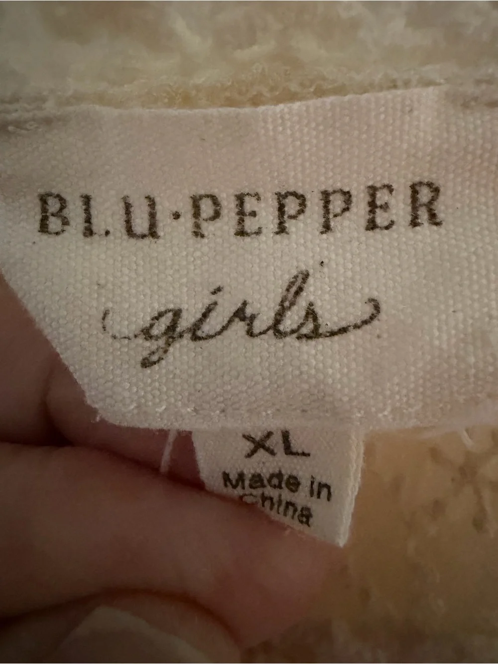 Girls Cream Lace Yoke Skirt - Unbranded